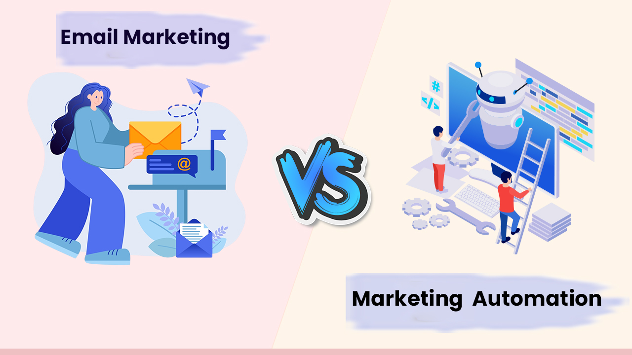 Email marketing vs Marketing automation 