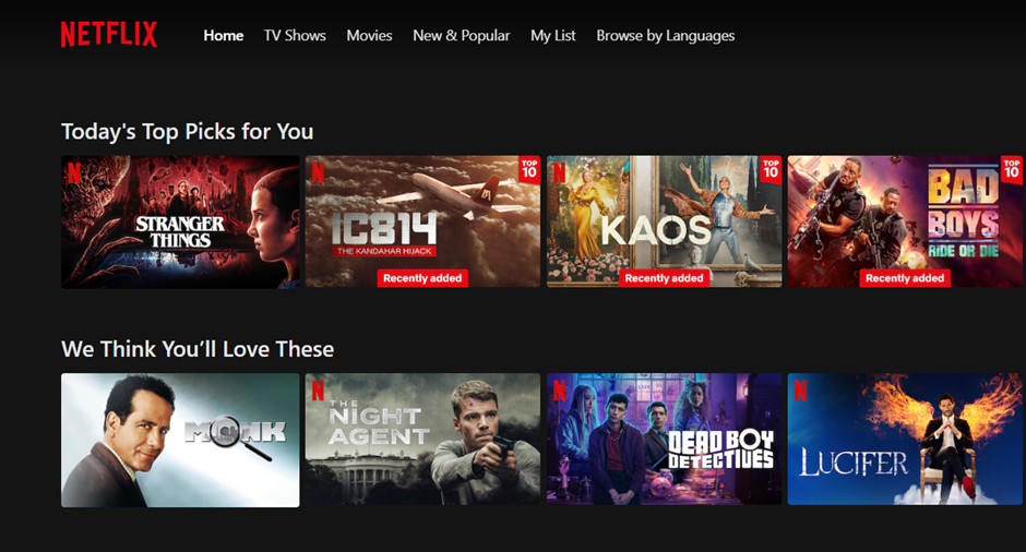 Netflix: Personalized Content Recommendation