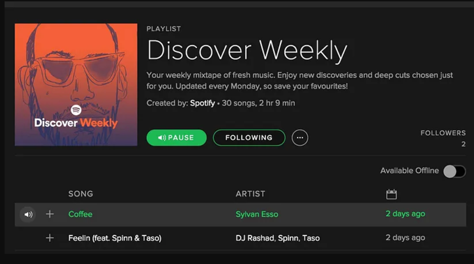 Spotify: Customized Playlist